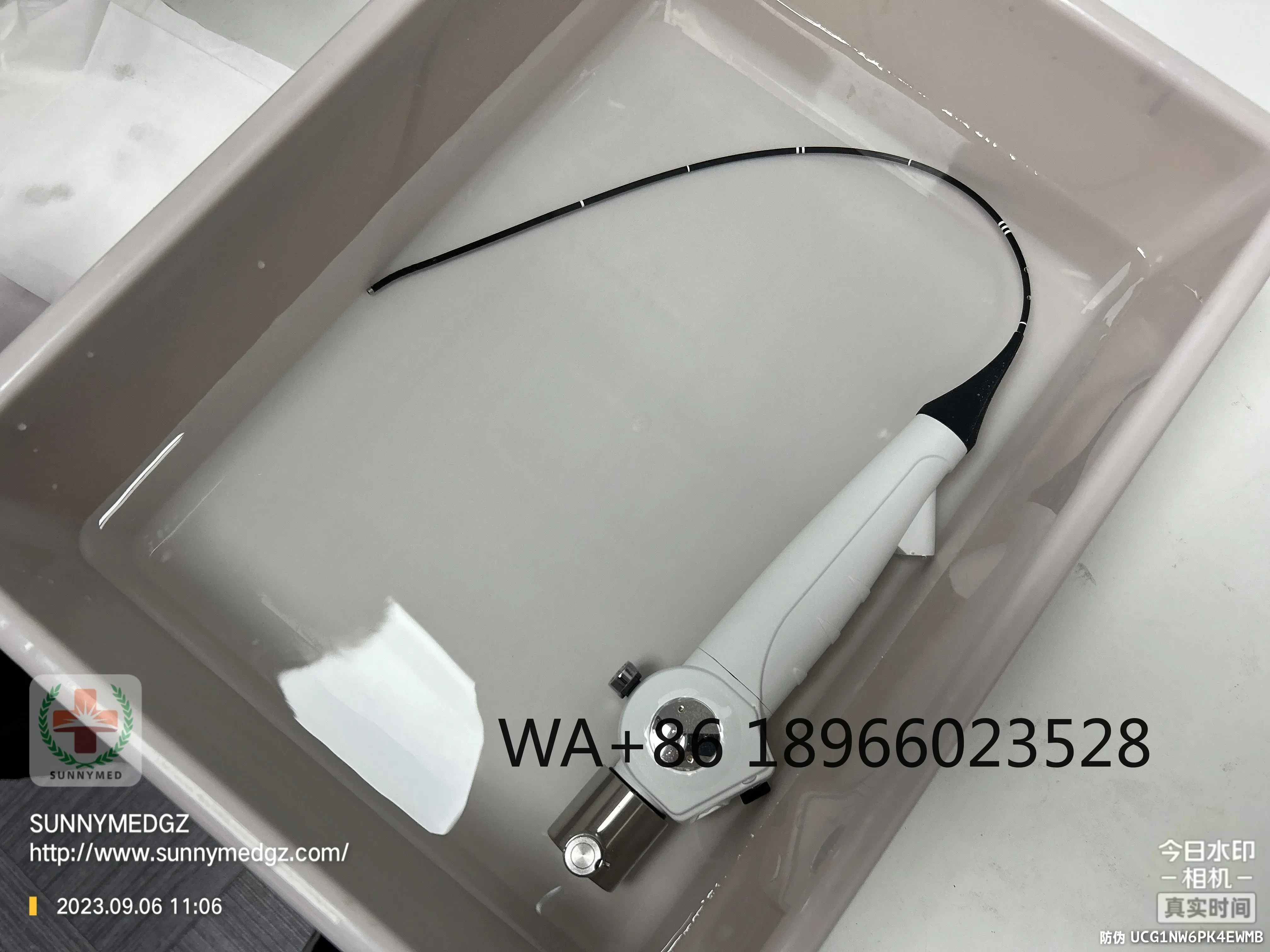 SY-P029-3 medical hospital 2.8mm without channel and 350mm long Nasal endoscope flexible ENT endoscope