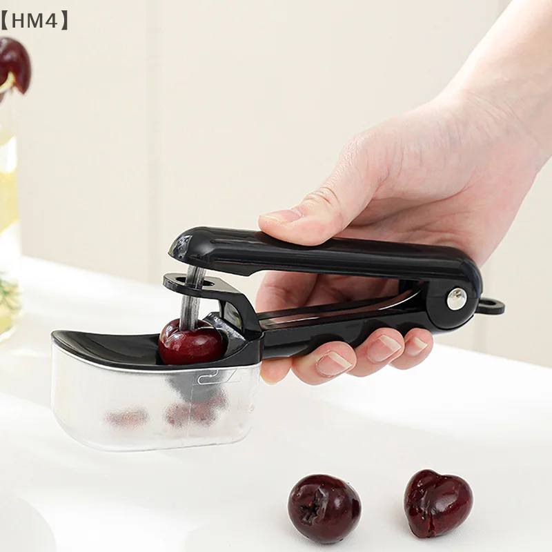 〔HM4〕Alat Pengupas Biji Ceri, Alat Pengupas Biji Ceri dengan Desain Dorong Genggam, Alat Pengupas Biji Ceri Berat, Menghemat Waktu dan Ruang