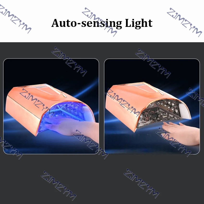 128W draadloze nagellamp droger professionele manicure salon gereedschap nageldrogen LED-lamp nageldroger pedicure licht nagelkunst