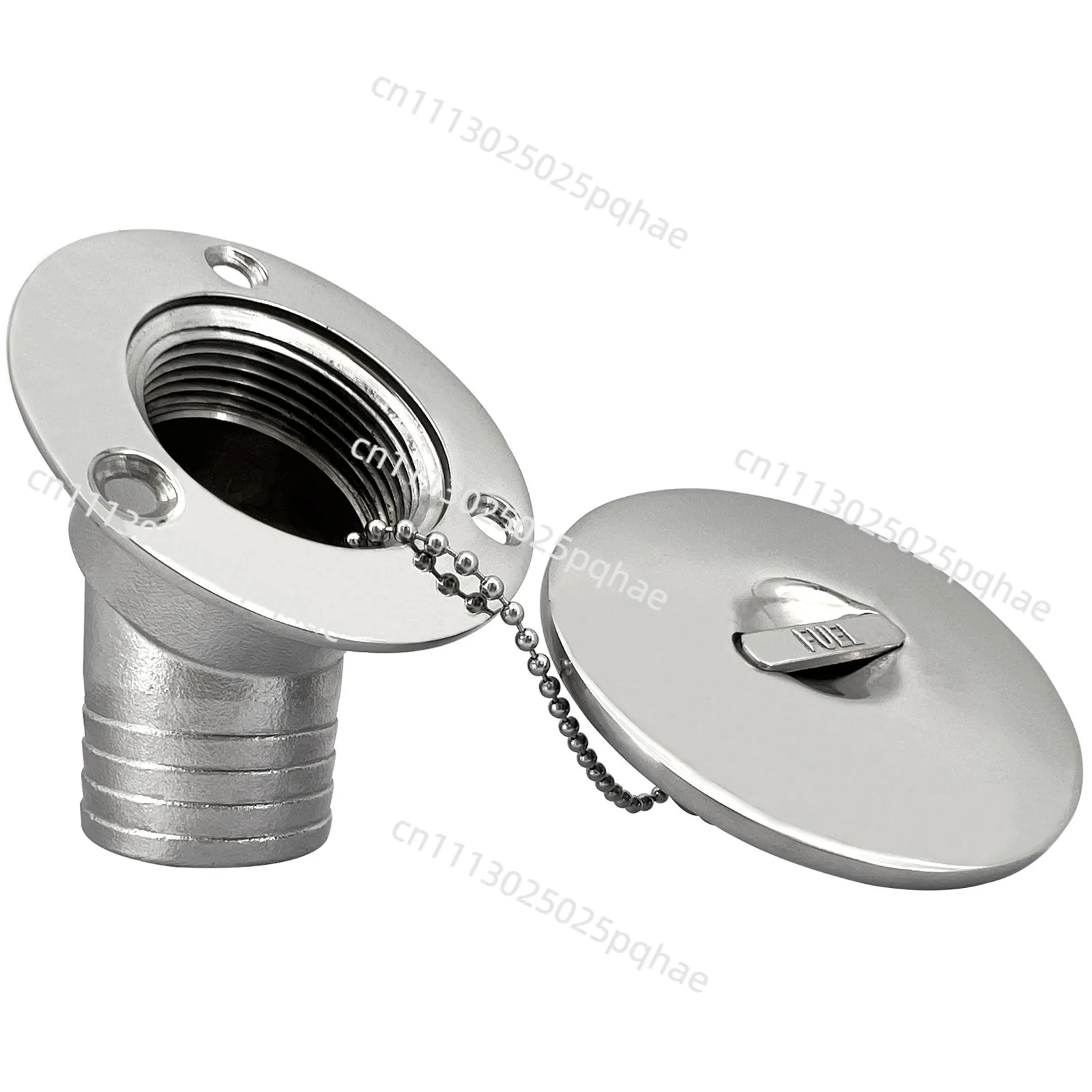 38MM 316 Stainless Steel 60° Elbow Refueling Port For Yacht Marine Hardware
