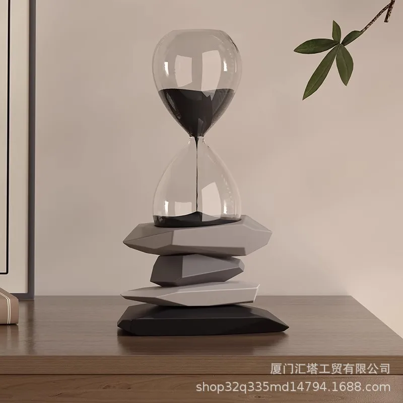 Hourglass ornaments come and go, which means good office workstation, emotional healing and decompression, home decoration,