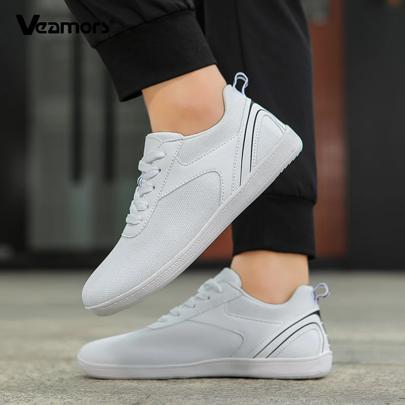 Breathable Wide Toe Running Sneakers Men Women Lightweight Soft Walking Shoes Non-slip Sports Shoes for Exercise Big Size 36-47