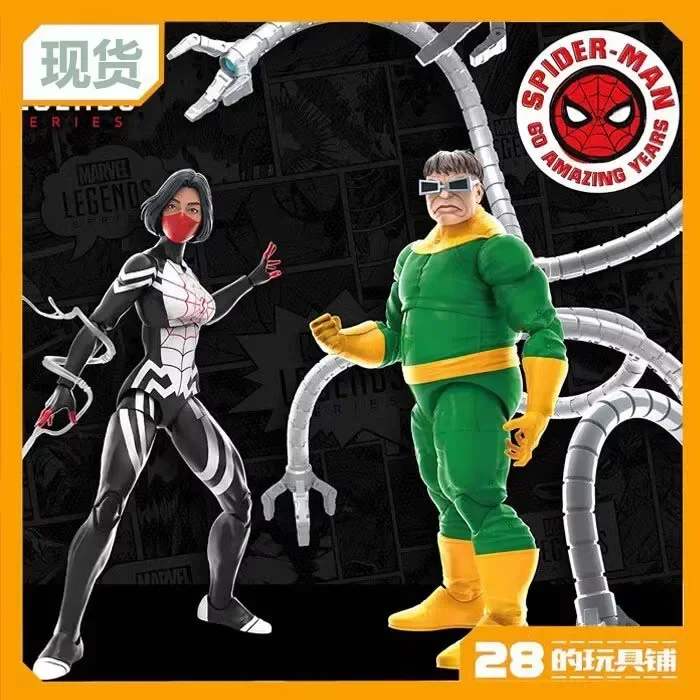 Anime Figure Spider-man  Marvel Legends Comics 6 Inches Scale Action Figure Toys Goods In Stock  Doll Model Gift For Kids Toys