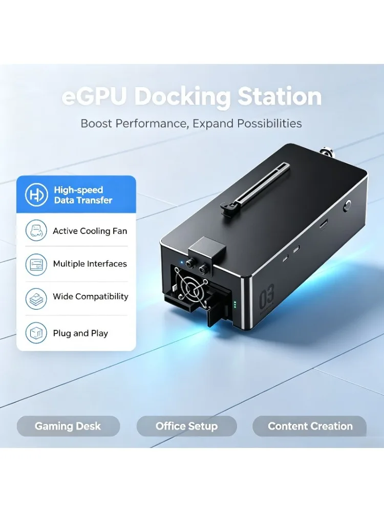 AOOSTAR AG03 AG02 AG01 EGPU-Dockingstation Thunderbolt 5 Externes GPU-Gehäuse für Diskrete Grafikkarten Gaming für Laptop Mini-PC