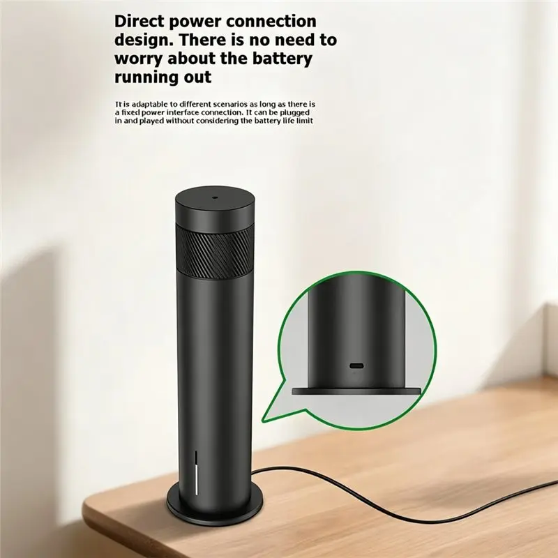 M02K-Electric Essential Oil Diffuser Bluetooth Remote Control Professional Aroma Diffuser For Home Hotel A EU Plug