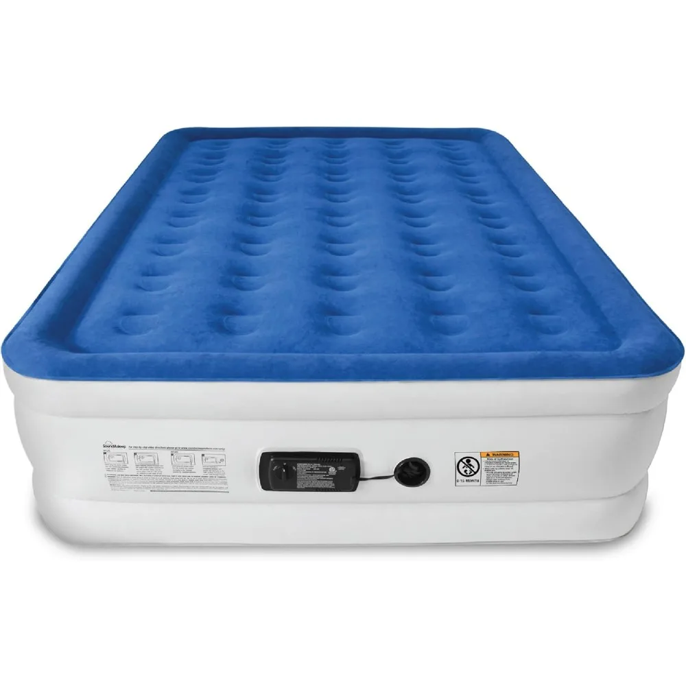 

Dream Series Luxury Air Mattress with ComfortCoil Technology & Built-in High Capacity Pump for Home & Camping- Double Height