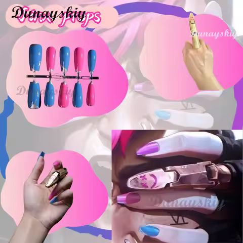 Arcane Jinx Cosplay LoL TV 2 Jinx Cosplay Nails Finger Cosplay Jinx Cosplay Prop Women Halloween Roleplay Props Customized