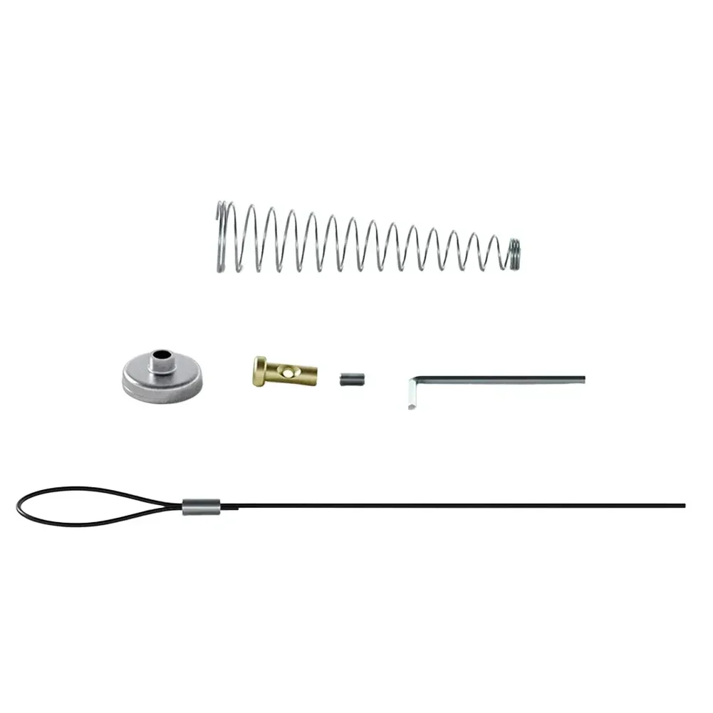 

Adjustable Gate Latch Cable Pull with Spring Mechanism for Metal and Wooden Fences Designed for Secure Single Handed Use