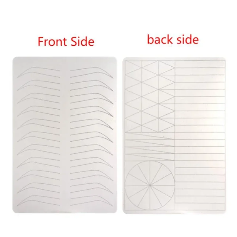 

Permanent Makeup Training Latex Skin with Eyebrow Lips Shape Tattoo Practice Skin Inkless Microblading Tattoo Accessories 1pcs