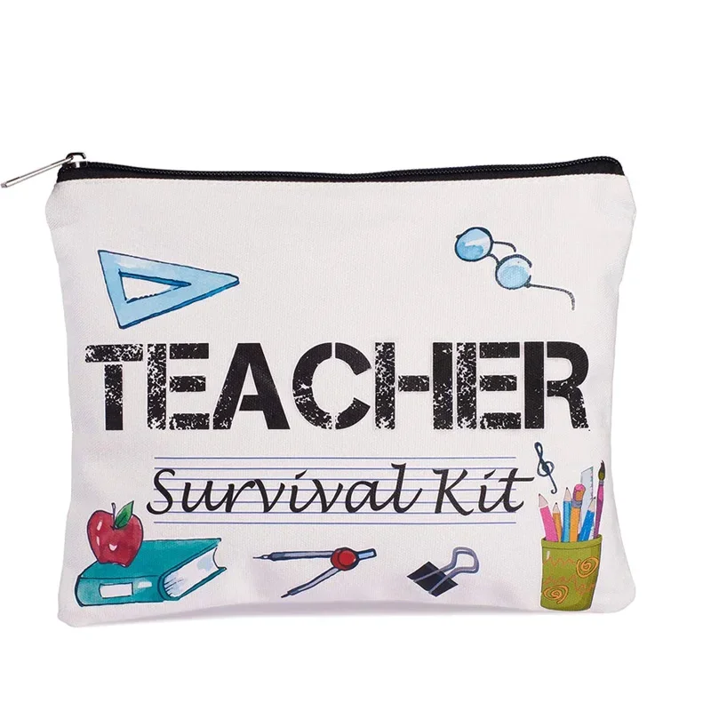 Music art Teacher survival kit Makeup Bag Graduation birthday Thanksgiving Teachers\' Day Christmas Appreciation Gift Present