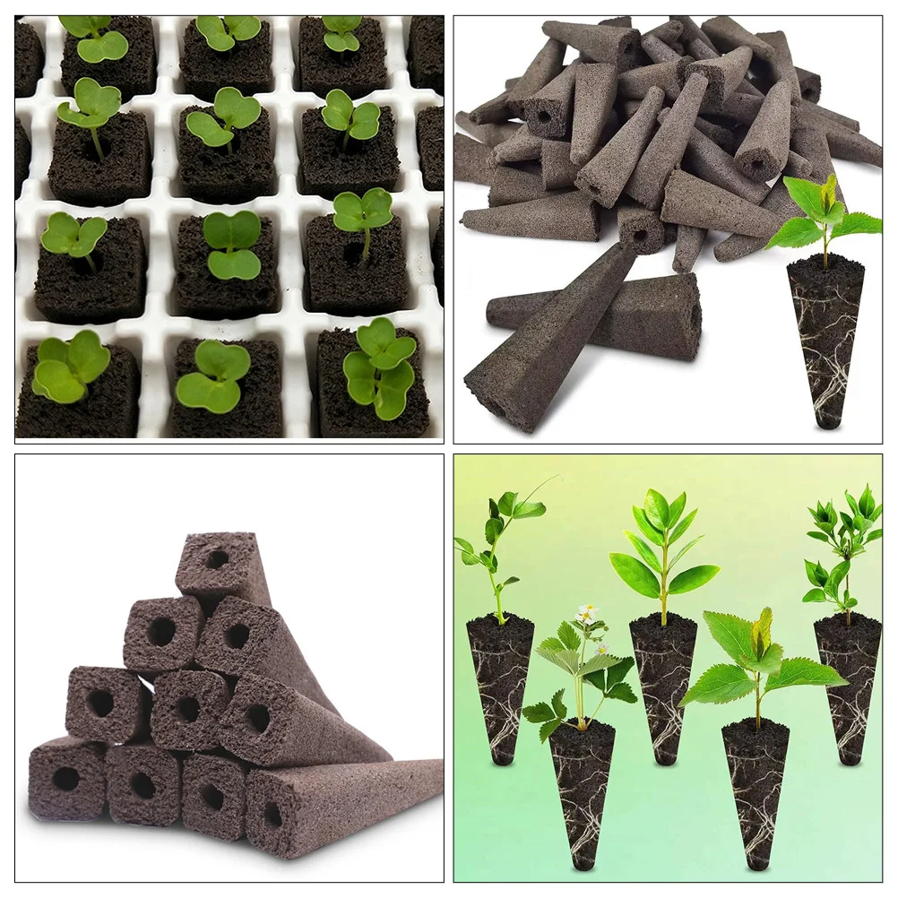 

50 шт., детские блоки для выращивания без почвы, профессиональная почва питательных веществ для садовых растений, цветов, овощей, стартовые принадлежности для выращивания