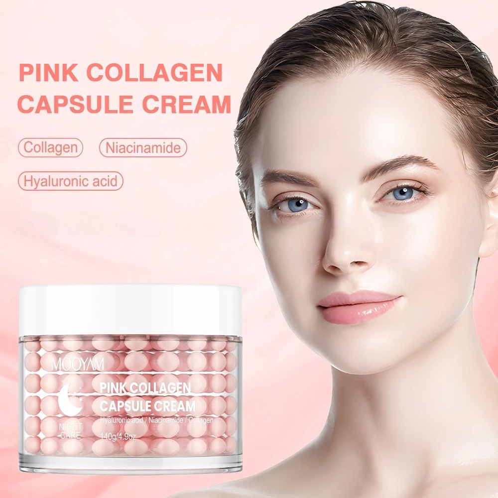 

Collagen Capsules Pearl Filling Cream Essence Cream Deep Moisturizing Hydrating Brightening Skin Tone Anti-aging Firming
