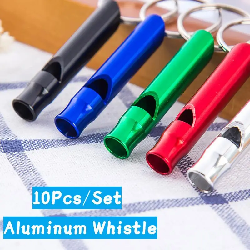 

10Pcs Multifunctional Emergency Survival Whistle Portable Keychain Outdoor Tools Training Whistle Camping Свисток Выживания