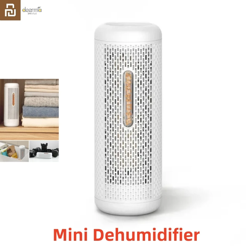 Мини-осушитель воздуха Youpin Deerma, многоразовый шкаф с визуализацией и отверстиями для окон, Электрический осушитель влаги