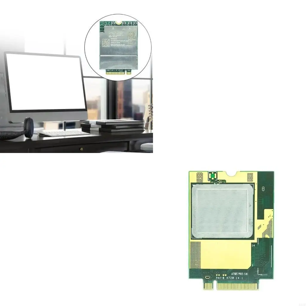 

896F T99W175 X55- WLAN Card WWAN Connector Built-in Antenna for Precision 7760 7560 9420 9430 2 in 1 Laptops