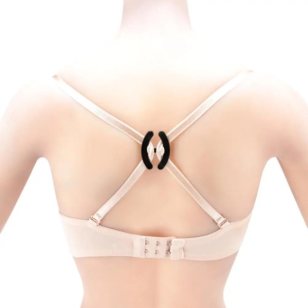 อุปกรณ์เสริมของบราในงานปาร์ตี้หัวเข็มขัดแบบใกล้ชิด10ชิ้นตัว H-shaped webbing Bra buckles รูปเงาหัวเข็มขัดคลิปที่หนีบชุดชั้นใน