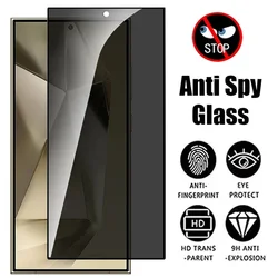 Privacy Tempered Glass for Samsung Galaxy S24 S25 Ultra S24+ Plus Anti-spy Screen Protector S25Ultra Glass