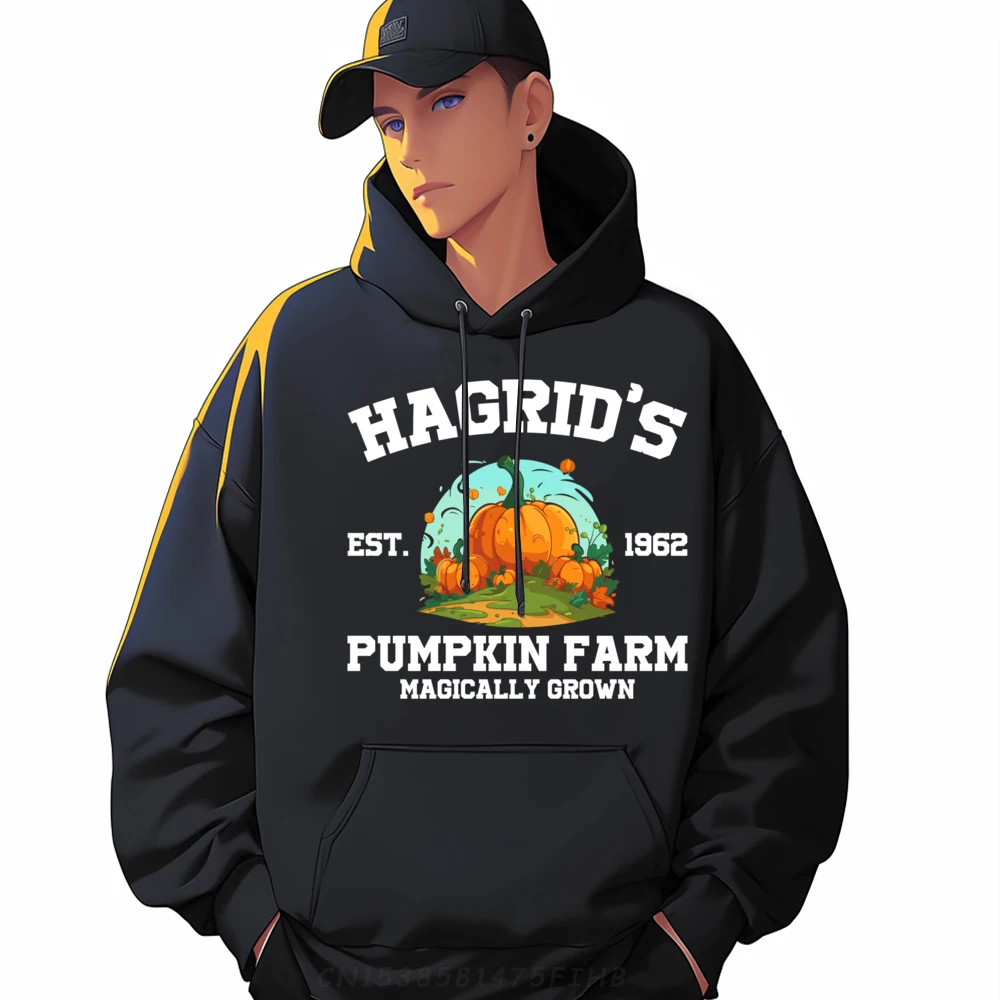 

Hagrid Est 1962 Pumpkin Farm Magically Grown Halloween Grahpic Tee Hoodie Luxury Clothes Men Gothic Style