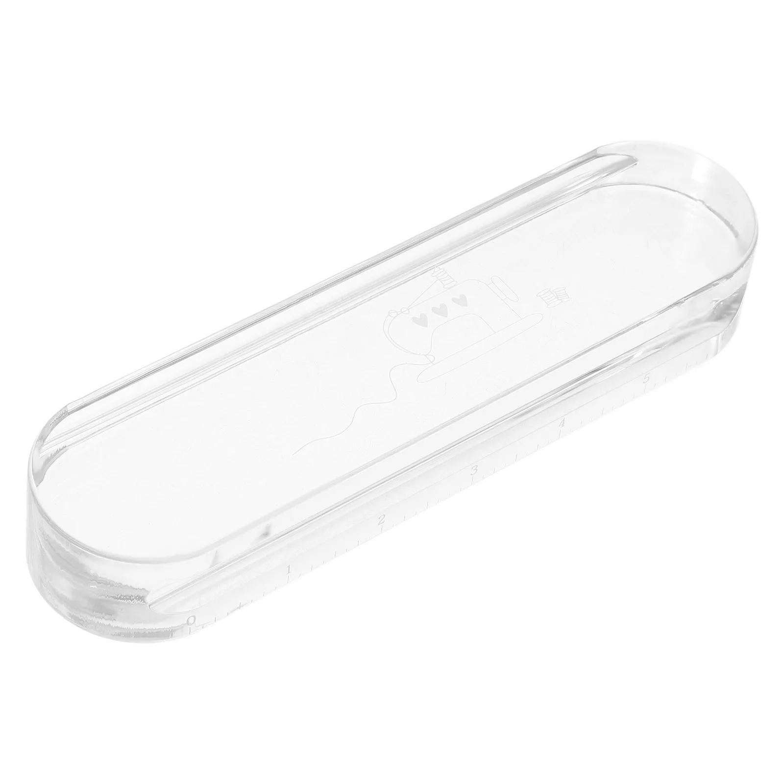 

Acrylic Pressing Tool High Transparency Handheld Fabric Flattening Clapper Sewing Aid Quilting Ruler Tailor Accessory