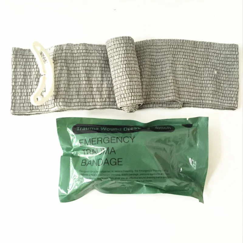 Garrot de premiers secours en cas de traumatologie en plein air, bandage islamique à haute élasticité, bandage israélien, 4 po, 6/8 po, 1PC