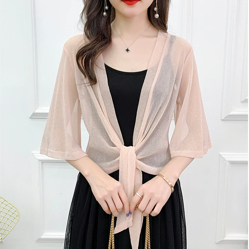 Mariage Bolero Women Female Lace Wedding Jacket Wrap Half Sleeve Open Front Sheer Bolero Shrugs Shawl Bridal Cardigan Tops Coat