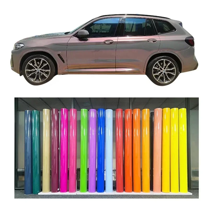 

Galaxy Gray PET Gloss 1.52*18M/Roll Car Wrap Vinyl Film Anti-Scratch Auto Full Body Decoration Sticker Air Bubble Car Films