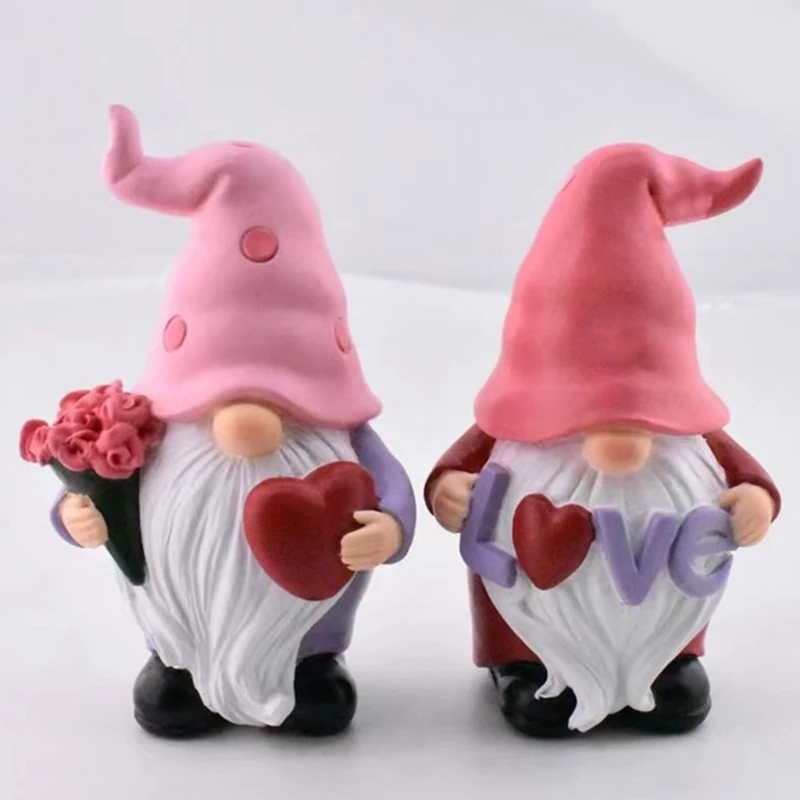 

Valentine Silicone Gnome Mold Cute Aromatherapy Candle Mold Epoxy Dwarf Plaster Mold for DIY Soap Present Candle Making Dropship