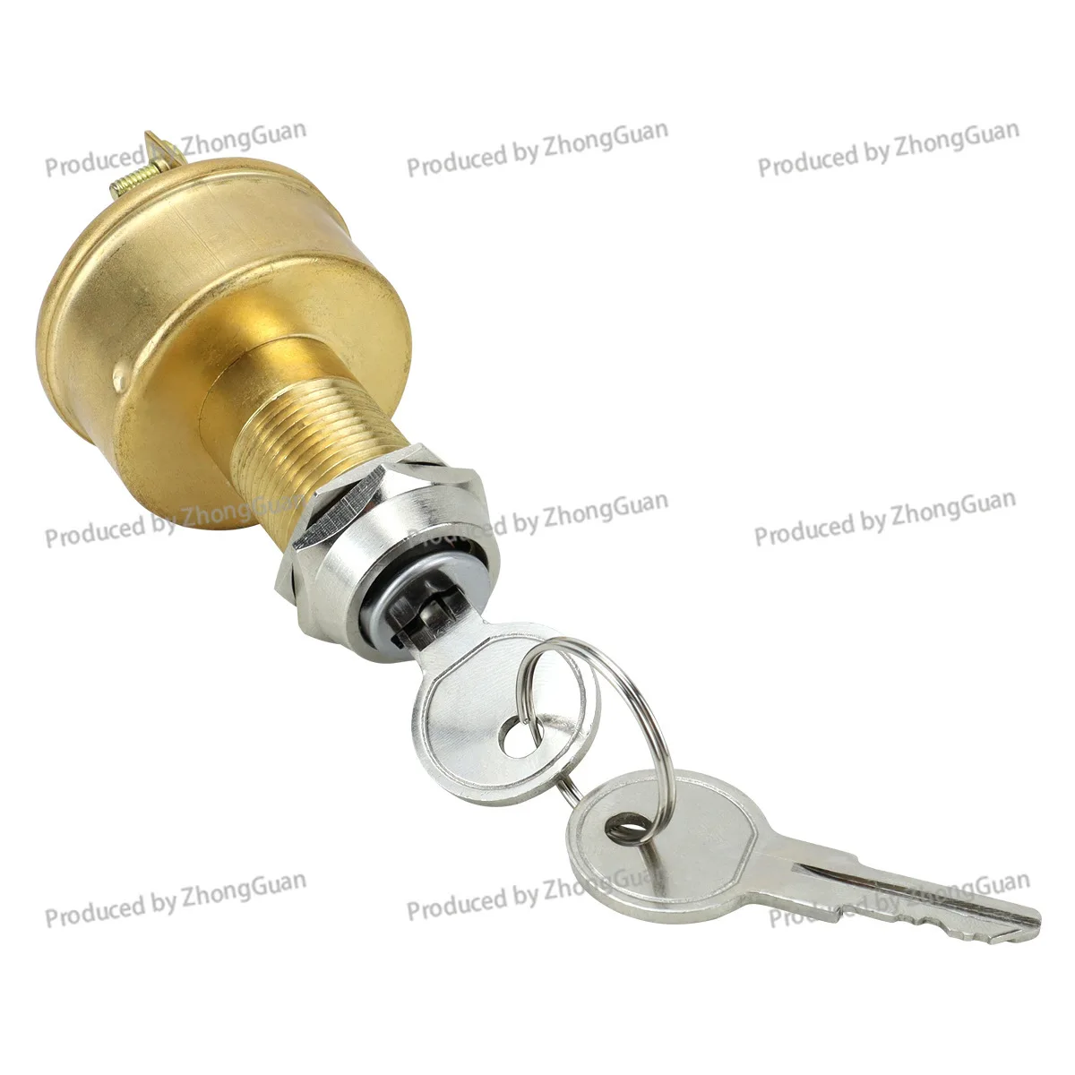 Automotive Parts Mp39060-1 Gold Heavy-duty Ignition Switch 3-position Master Power Switch Mechanical Starter Switch