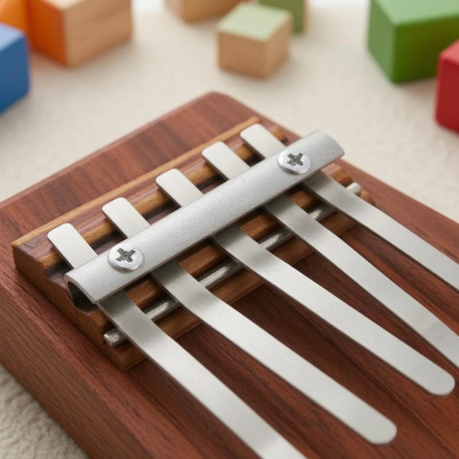 Kalimba Thumb Piano - Children's Kalimba Handheld 5-Tone Kalimba Wooden
