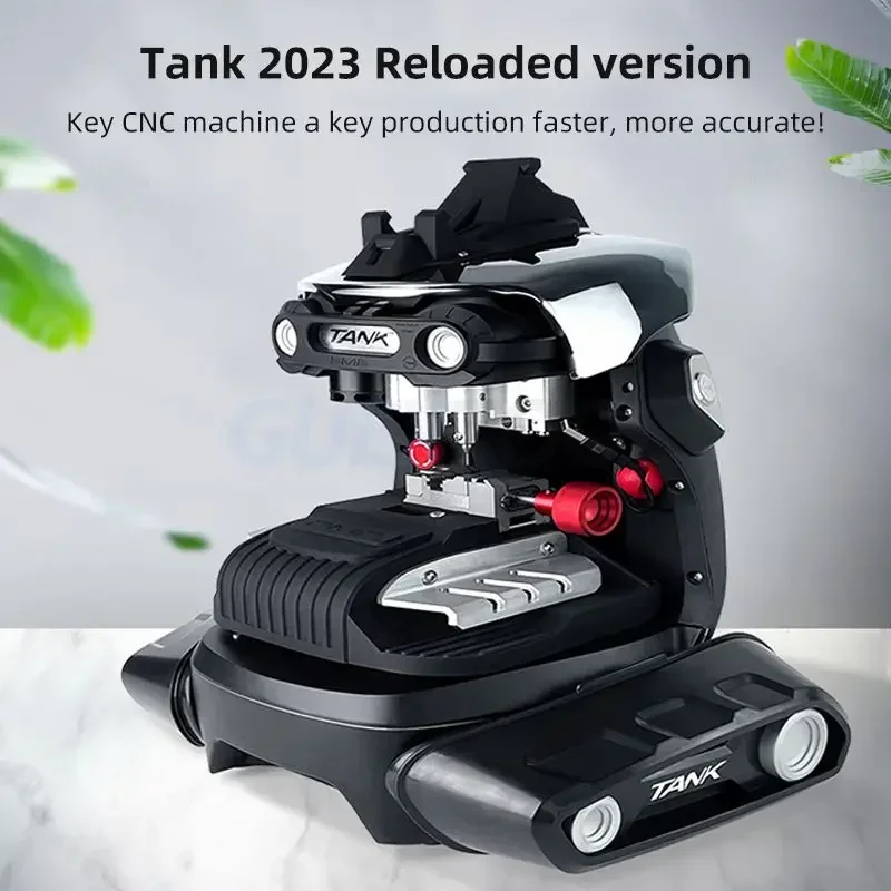 Tank CNC Key Machine Car Key Matching Tank All Lost With Mechanical Key CNC Integrated Machine Support Multi-Languages