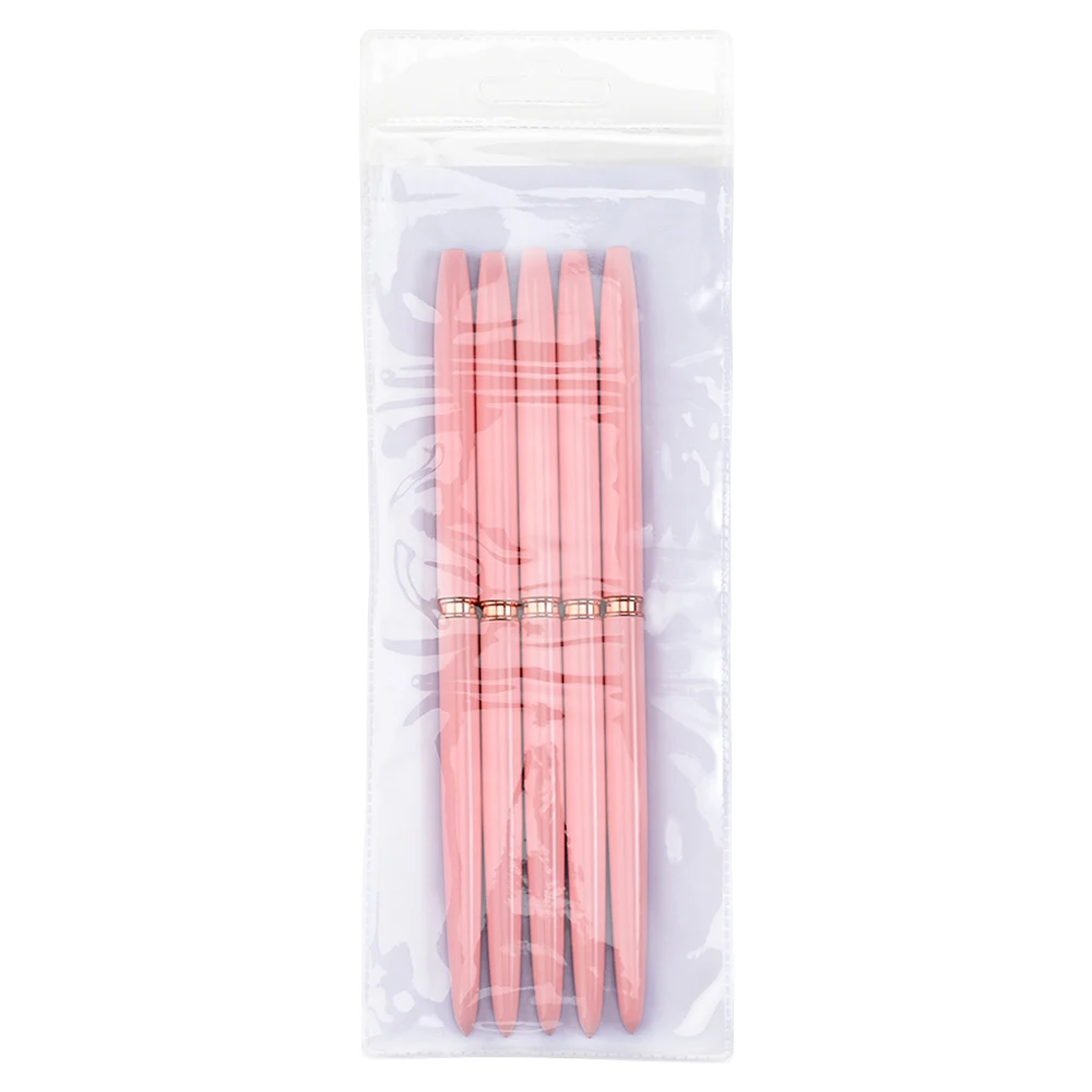 5/10 stücke Rosa/Schwarz Nail art Liner/Malerei Pinsel Ultra-dünne Linie Zeichnung Werkzeug 4/8/12/20/25mm Professionelle Nagel Liner Stift Werkzeug – Detail 10