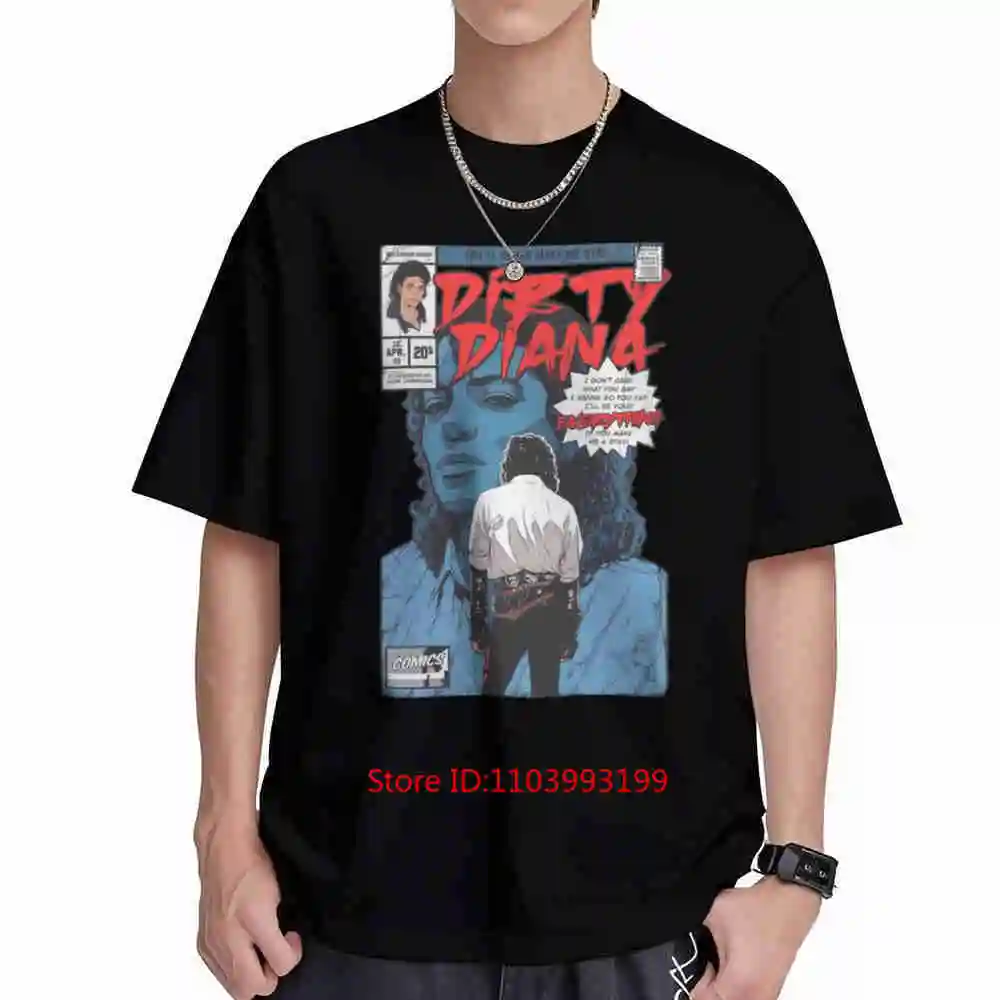 Dirty Diana 88 Comic Short Sleeve Tee 100% Cotton T-Shirt