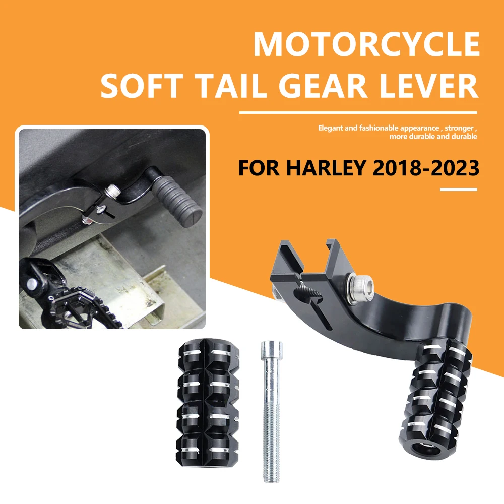 Motorcycle Toe Gear Shifter Rear Gear Lever Heel Shift Lever Peg For Harley Softail Breakout Street Bob Fat Boy 2018 - 2023