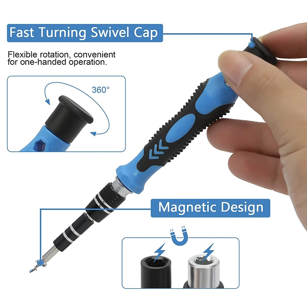 52 in 1 Precision Screwdriver Set Mini Screwdriver Set, Magnetic Repair Tool Kit for iPhone Eyeglasses Watches