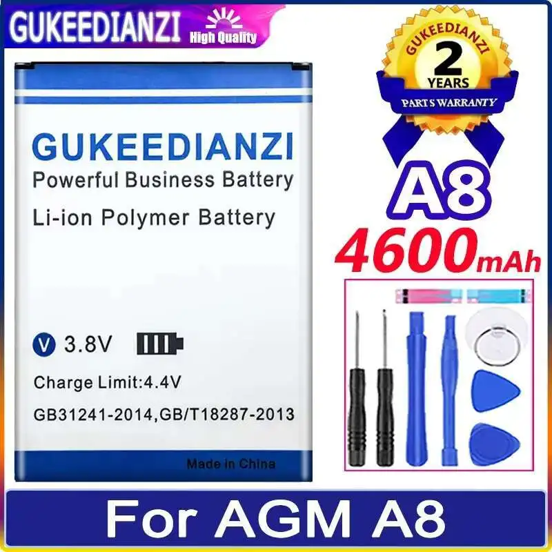 

Для Agm A8 A1Q аккумулятор мобильного телефона 4600 мАч высокая эффективность