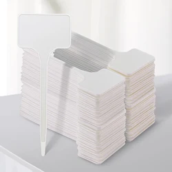 N305 T-Shaped Plant Labels Writable PP Reusable Potted Tags Vegetable Flower Garden 15x5.5CM for Indoor Outdoor Greenhouse Use