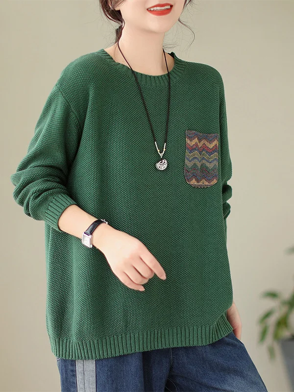 

Свободный хлопковый вязаный свитер с капюшоном для полных женщин, осень 2025, новинка, повседневный топ с цветочным аппликационным узором