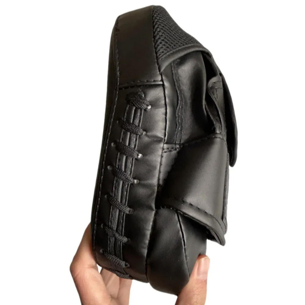 لكمة قفازات بولي Leather الجلود الملاكمة اليد الهدف تصميم مريح منحني اللكم قفازات خفيفة الوزن سميكة الملاكمة كيس حقيبة المدرسة