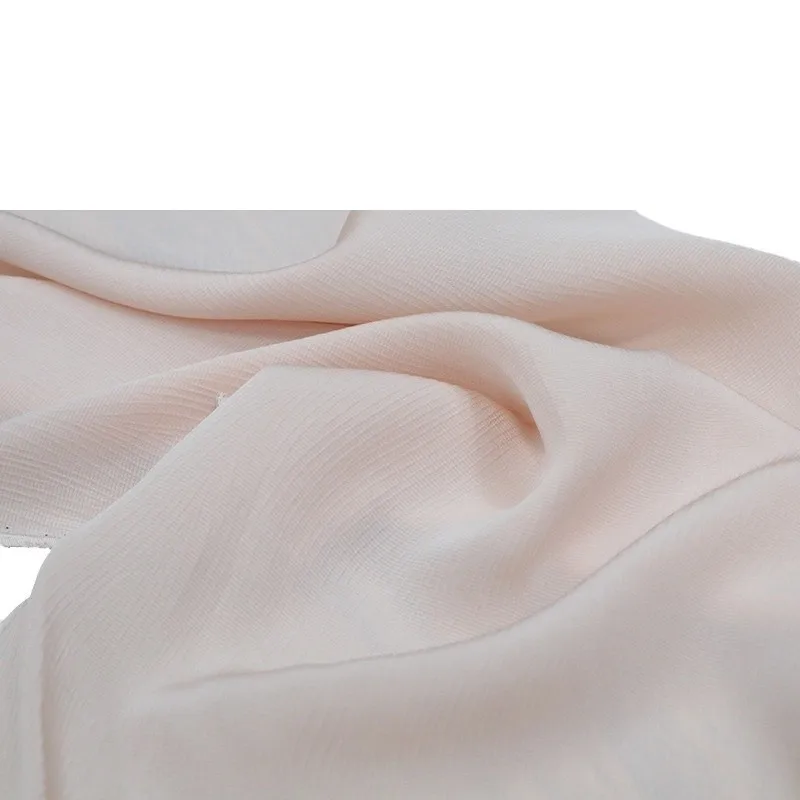 Simple and elegant pink shirt dress cheongsam Hanfu made of silk with subtle jacquard patterns