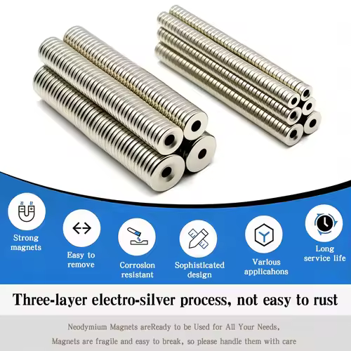 Super Powerful Round Magnet with holes Neodymium Magnet NdfeB N35 Strong Permanent Magnetic imanes Refrigerator Magnet - Image 5