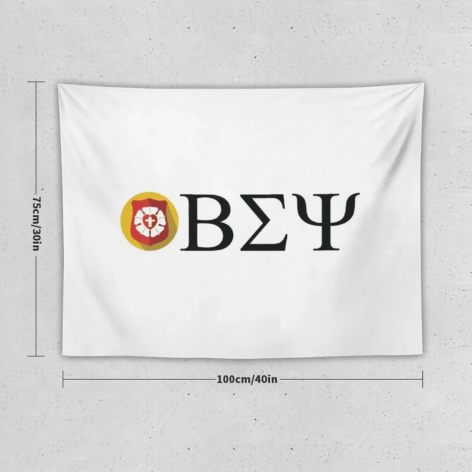 Beta Sigma Psi - badge Tapestry Nordic Home Decor Home And Comfort Decor Tapestry