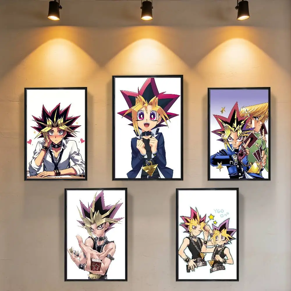 

hot game Yu-Gi-Oh Atem Poster HD Art Sticky Wall Waterproof Home Living Room Bedroom Bar Aesthetic Decoration