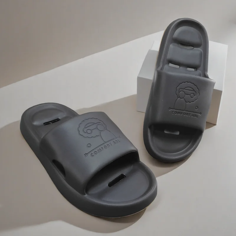 

Bathroom Shower Slippers Man Hollow Out Women Slides Summer Eva Shoes Soft Anti-Slip Flip Flops Couple Indoor Outdoor Sandals