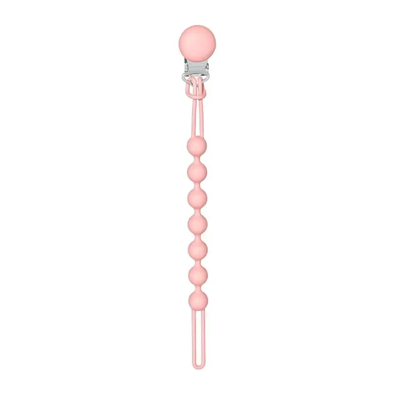 for Silicone Anti Drop Pacifier Holder Easy to Clean Chewing Baby Teething Toy for 0 12 Months Age Group