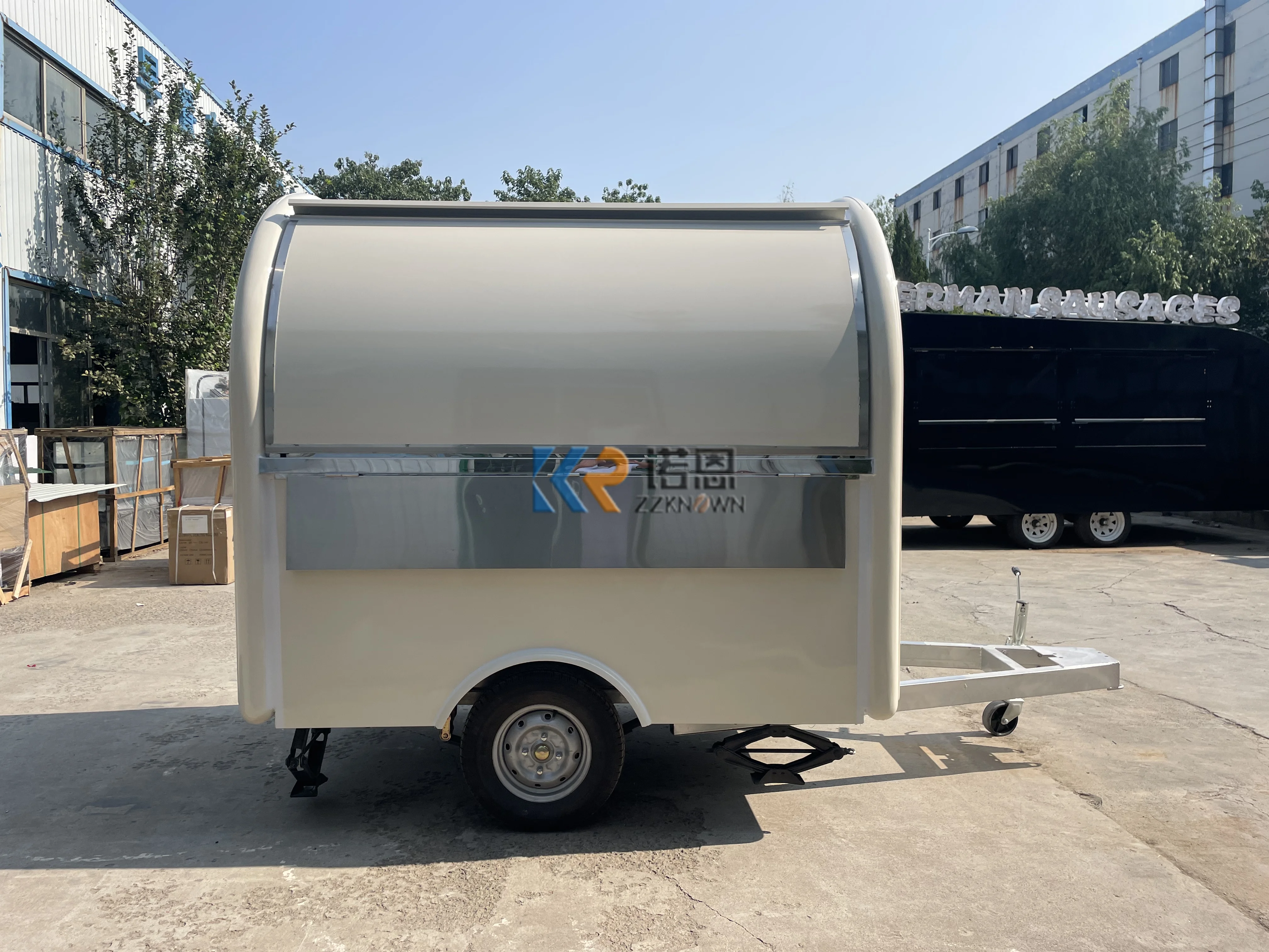 Prezzo di fabbrica CE DOT Hot Dog Snack Food Truck Kiosk Mobile Street Kitchen Cart concessione Catering Food Trailer