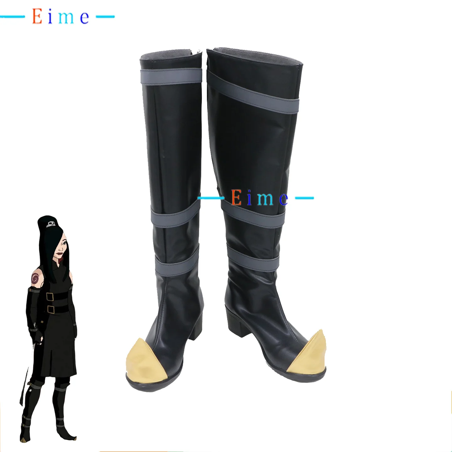 

June Cosplay Shoes Anime Accessories Cosplay Props Halloween Carnival Boots PU Shoes Custom Made