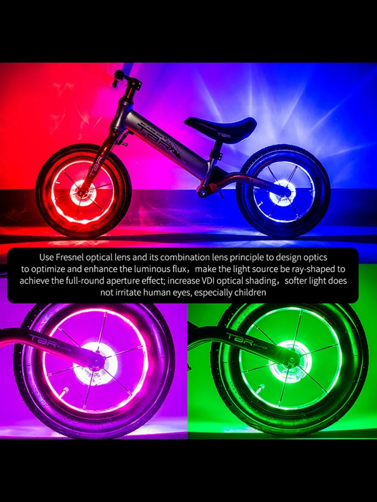 AliExpress DOACT Bike Light LED  Wheel Light Bike Front Tail Hub Spoke One Lamp With 7 Color 18 Modes Rechargeable Kids  Light