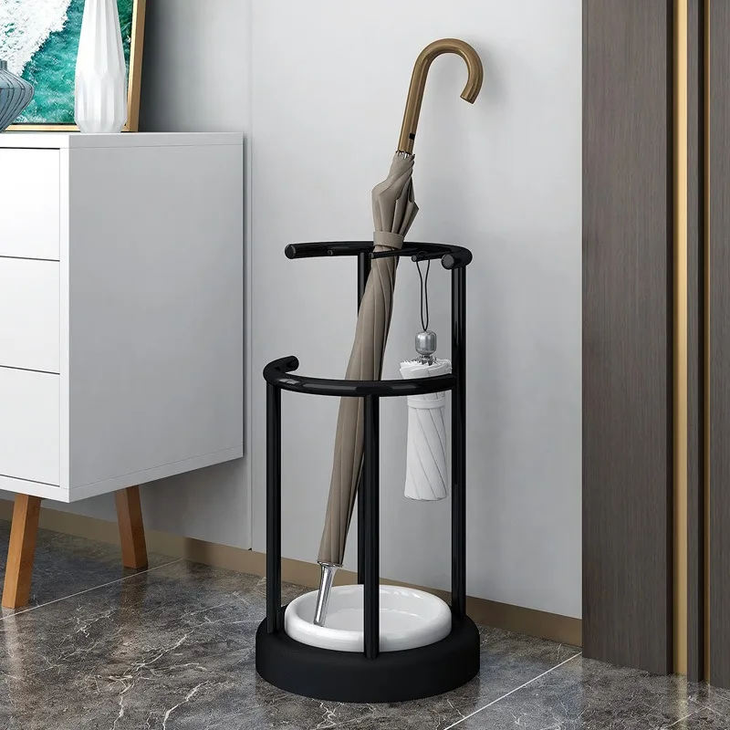 Nordic wrought iron umbrella frame storage umbrella barrel rack manufacturers wholesale umbrella frame commercial split design