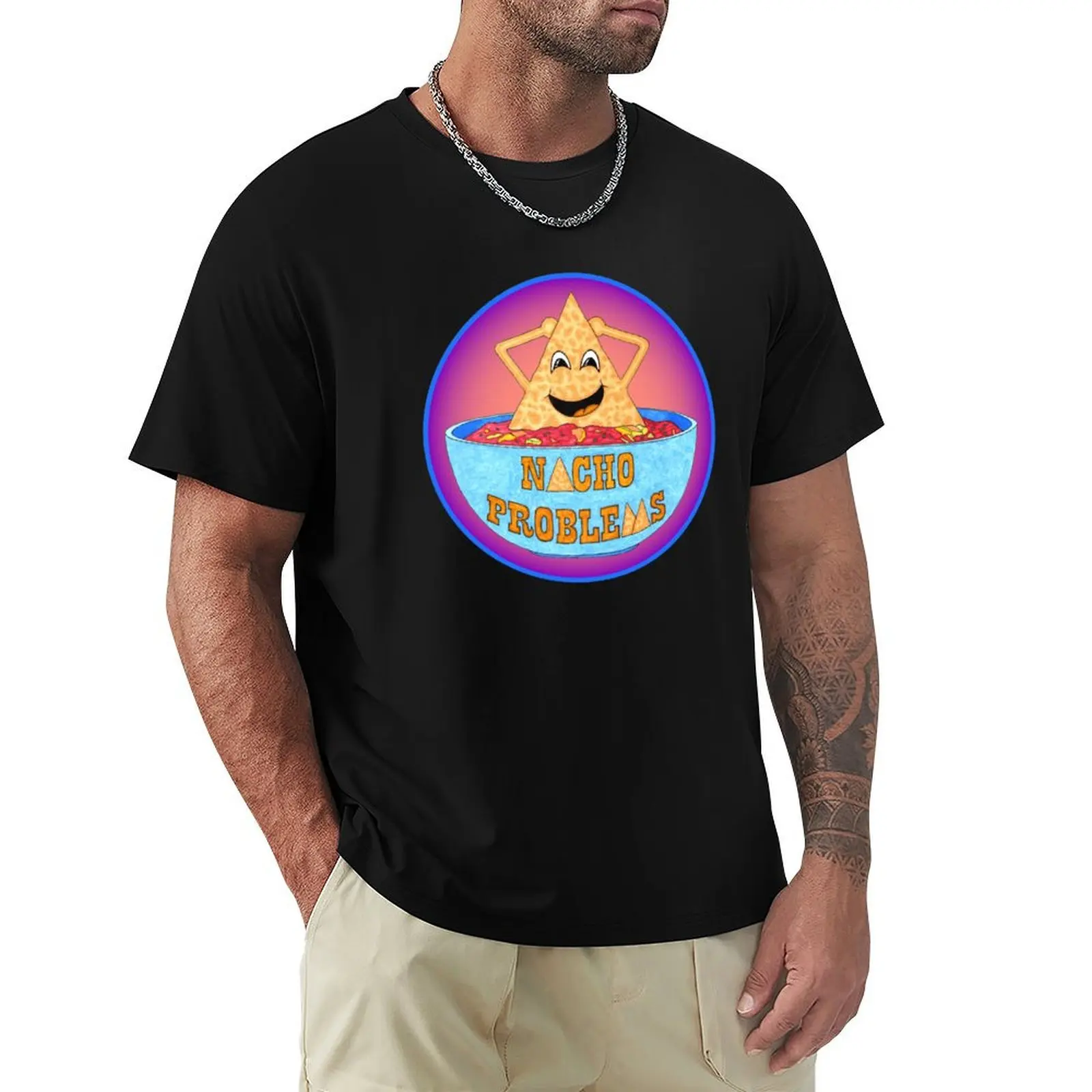 Nacho Problems Logo (Purple) T-Shirt Holiday Lightweight T-Shirt
