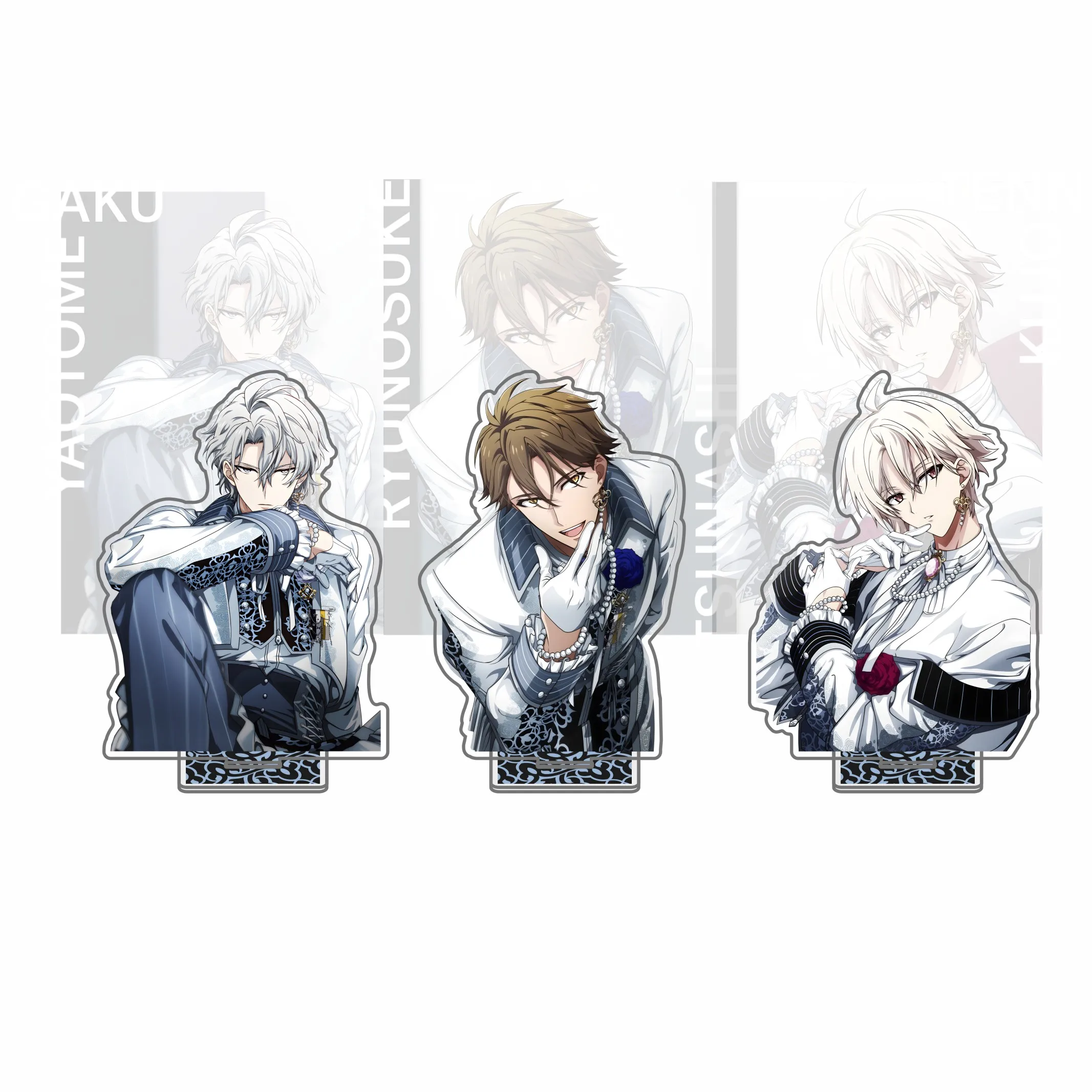 Anime IDOLiSH7 TRIGGER Combination 15cm Double-sided printed Acrylic stand key chains Gaku Yaotome Tenn Kujo Ryunosuke Gifts